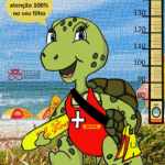 BANNER 140 X 100 cm regua de altura para crianças - Kim ou Tatá