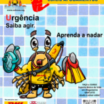 BANNER PISCINA + SEGURA 140 X 100 cm Kim ou Tatá - diversos