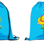 Ecochila azul em nylon infantil