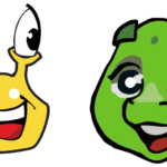 Máscara Kim e Tatá papel (par)