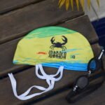 Touca adulto de competição com cadarço