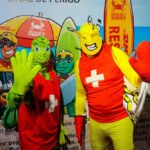 Fantasia Kim ou Tatá em tecido lycra com casco, tamanho único